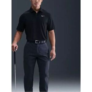 Nike Dri-FIT Men's Athletic Polo, Black, Size Large, NWT
